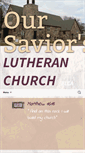Mobile Screenshot of oursaviorsbarnesville.org